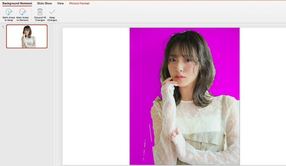 cách xóa nền ảnh-PowerPoint cũng có thể nhận dạng và xóa nền hình ảnh 02