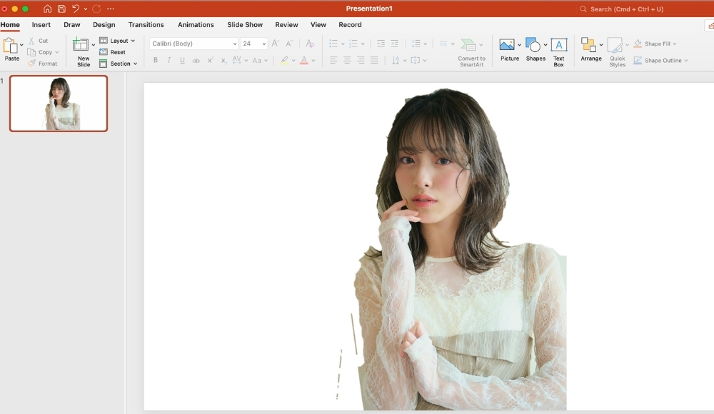 cách xóa nền ảnh-PowerPoint không thể xử lý đường viền hình ảnh một cách mượt mà 02