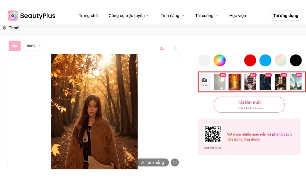 cách xóa nền ảnh-web-Bạn cũng có thể chèn ảnh yêu thích của mình làm hình nền