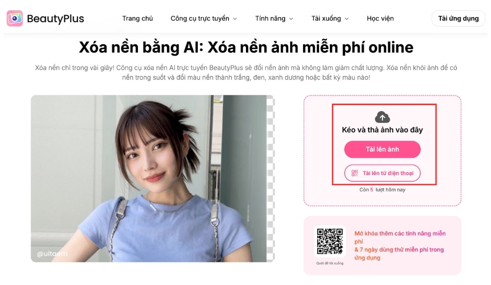cách xóa nền ảnh-web-background-remove