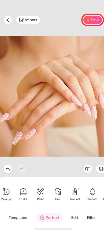 virtual nail try on - BeautyPlus Nail Arts - Save