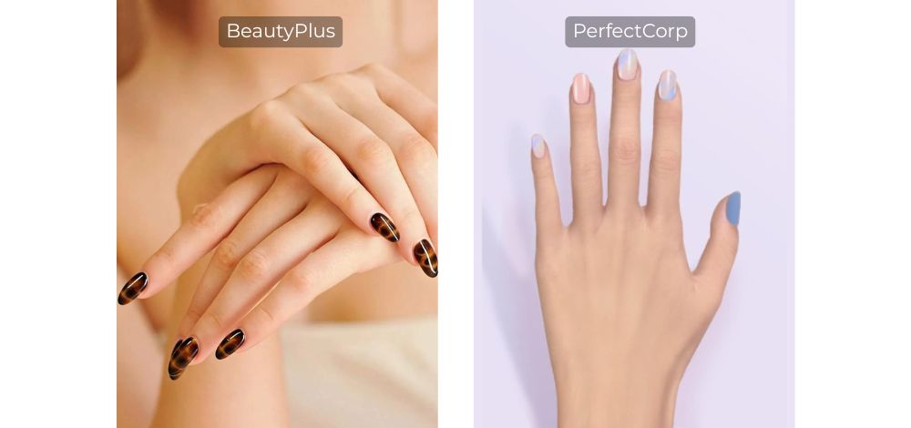 virtual nail try on - Shape & Length Control