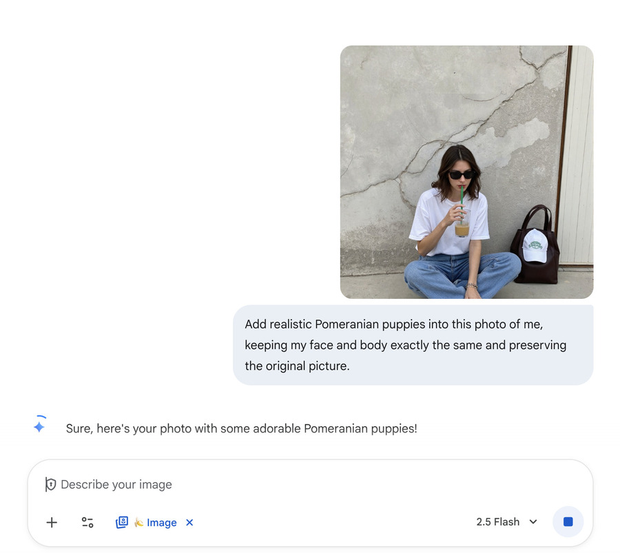 AI Puppy Trend - gemini - Prompt