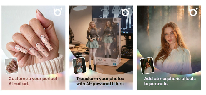 BeautyPlus Logo Upgrade - AI Function