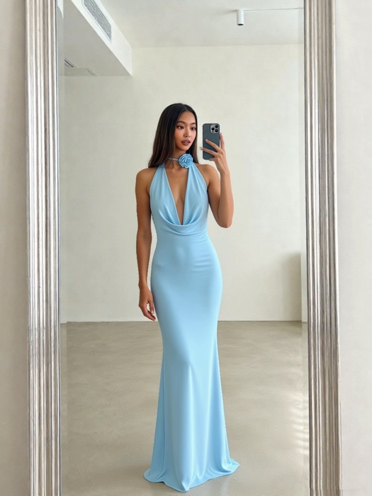 Rekomendasi Gaya Pakaian di BeautyPlus - Party Style - Blue