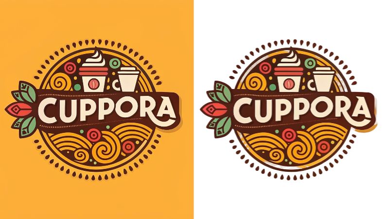 Cara Menghapus Background Logo - Before&After