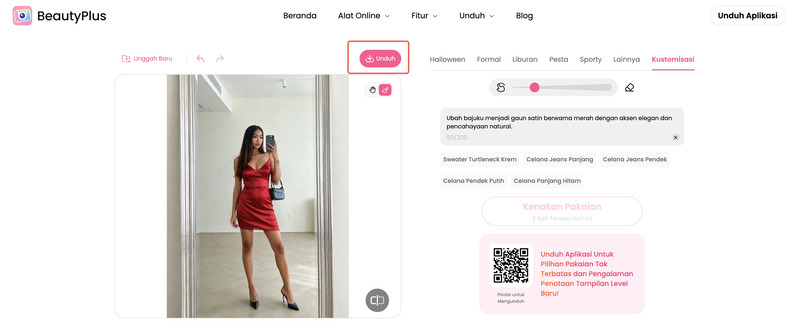 Customize Outfit Sesuai Keinginanmu - simpan fotomu
