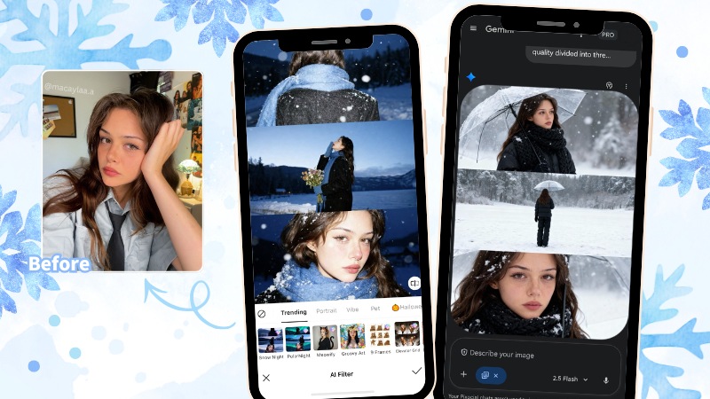 AI Snow Trend: How to Create AI Snow Photos?