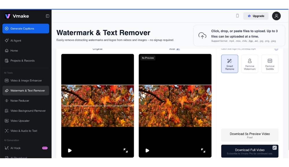 cách xóa logo trong video-Vmake-Đăng nhập để tải xuống video đầy đủ