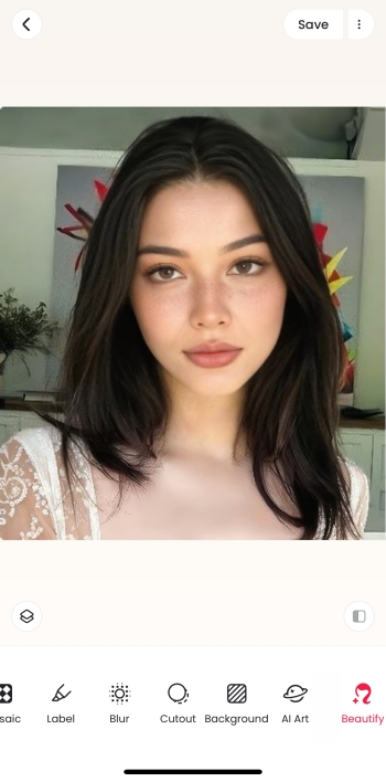 How to Try the AI Snow Filter On Meitu step 1