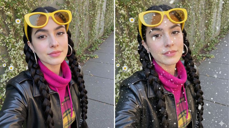 How Can I Add Snow to a Photo as an Overlay - Gemini - Download