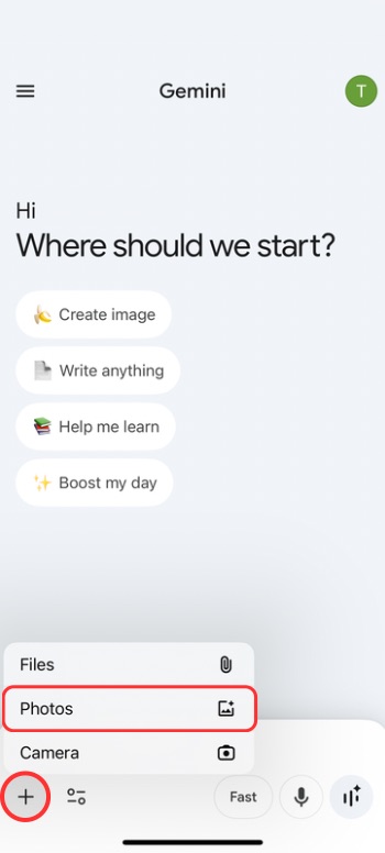 How to add Santa to a photo on your phone - Gemini