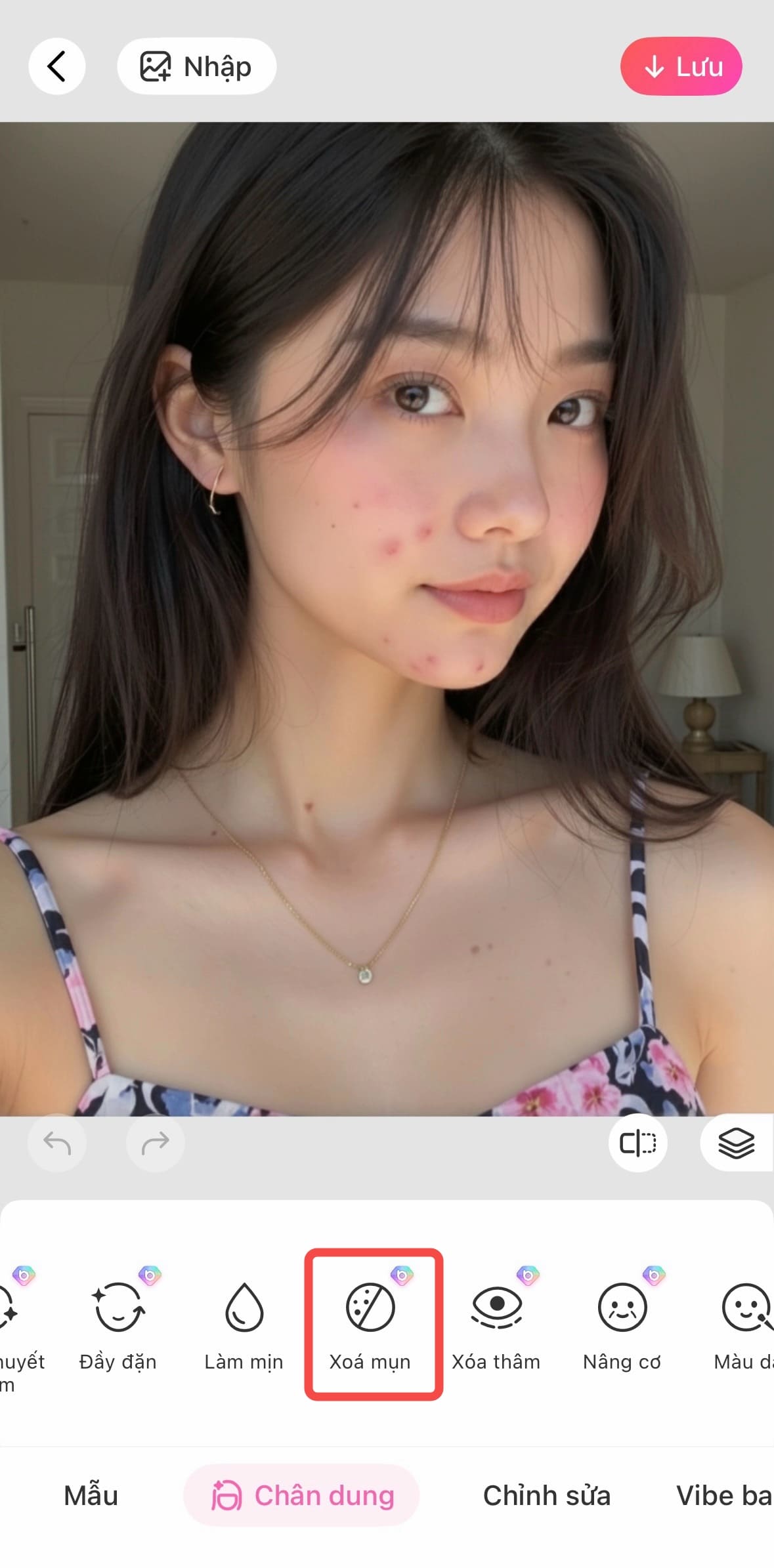 app-xóa-mụn-lbước-1