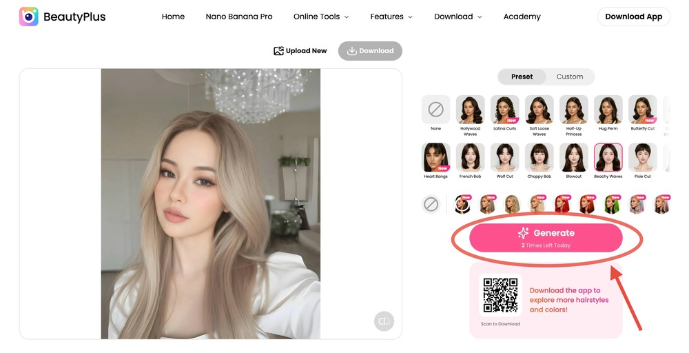 what would i look like with black hair-BeautyPlus online step 4