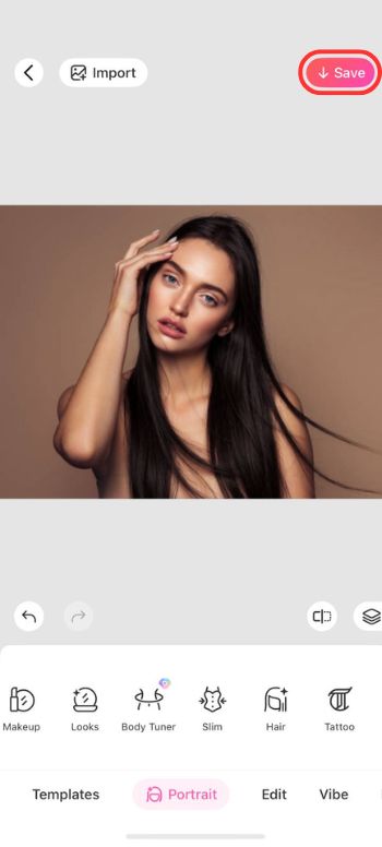 what would i look like with black hair-BeautyPlus app step 5