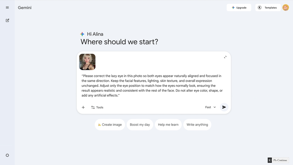 how to fix lazy eye in photos-Gemini online step 3