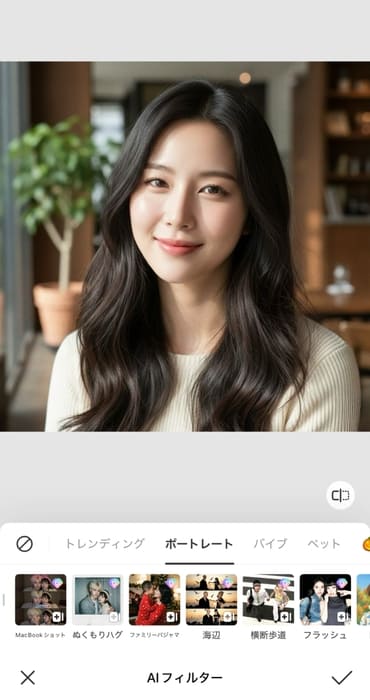 Beauty Plusを使ってMacBook風の写真を撮る方法 - ステップ1