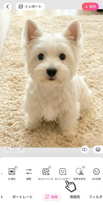 BeautyPlusを使ってAI生成の平成レトロギャルスタイルを作成する方法 - ステップ1