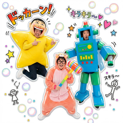 ぷっくりシール - 面白いリアリティショー