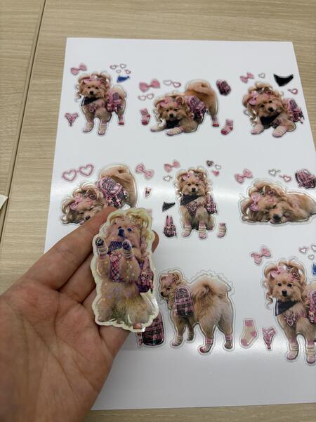 ぷっくりシール印刷 - ステップ1