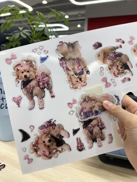 ぷっくりシール印刷 - ステップ2