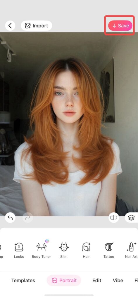 what would i look like with long hair-BeautyPlus app step 6
