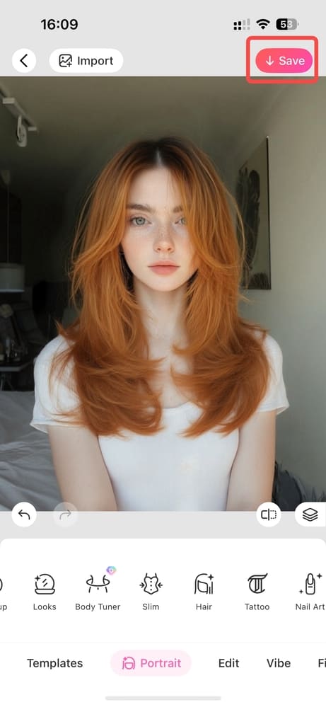 what would i look like with long hair-BeautyPlus app step 6