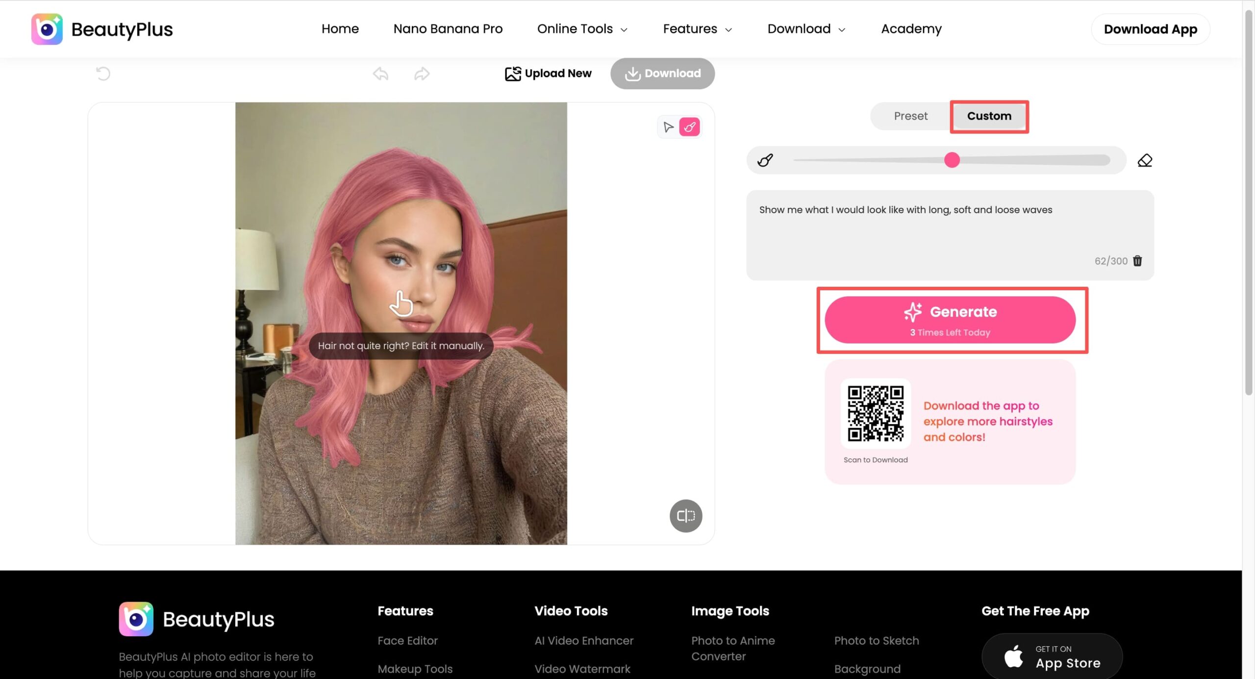 what would i look like with long hair-BeautyPlus online step 4