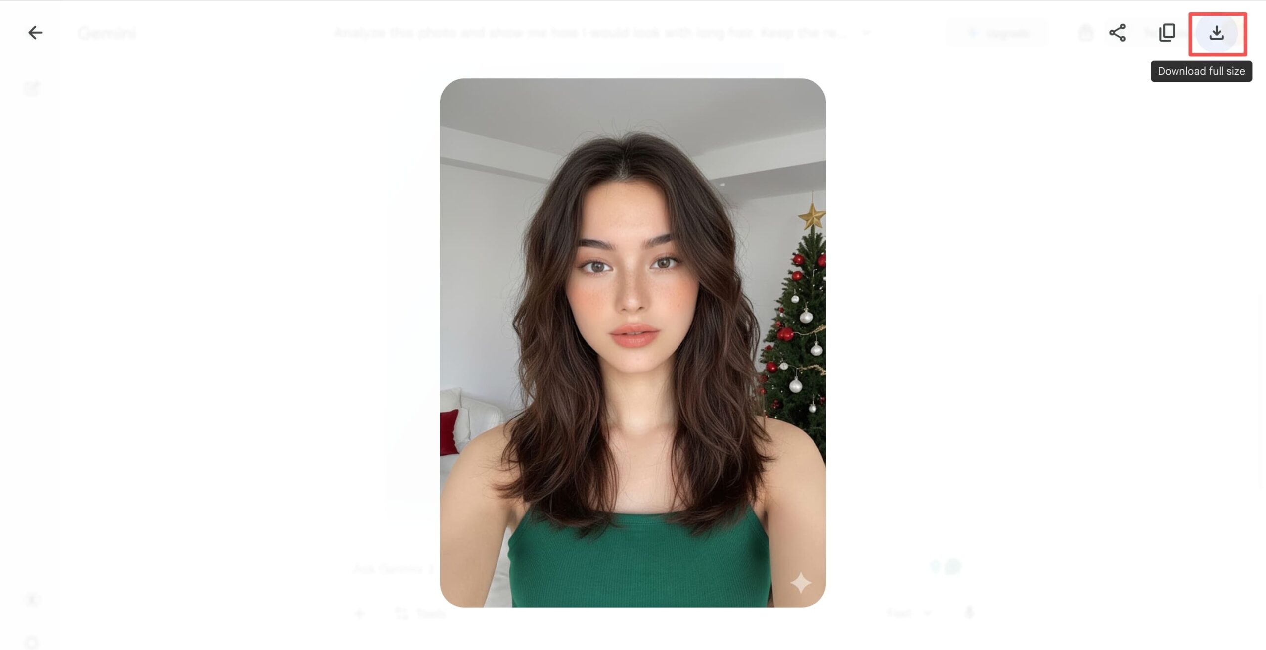 what would i look like with long hair-Gemini online step 4