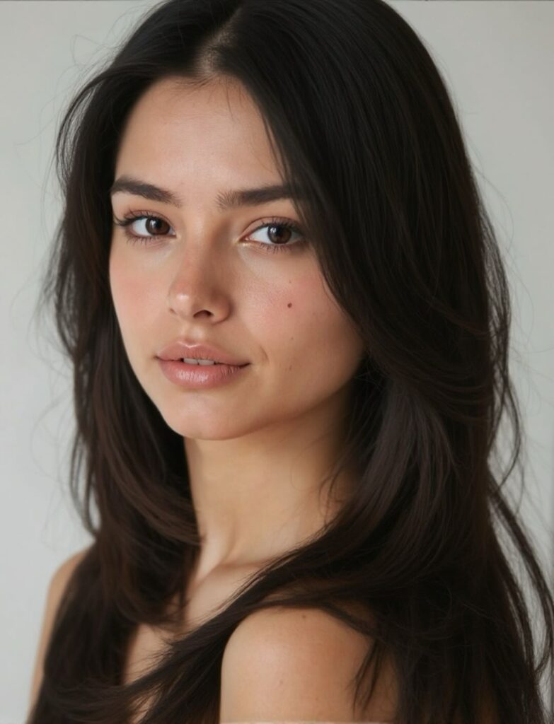 what would i look like with long hair-lightly layer long hair