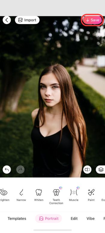 How to Expand Breasts With BeautyPlus App - Step 6