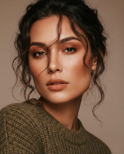 cortes de flequillo según el rostro - rostro cuadrado