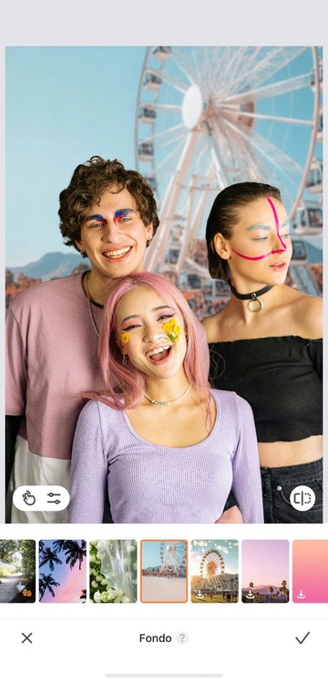 app to change photo backgrounds - AirBrush 02