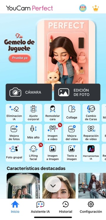 app to change photo backgrounds - YouCam Perfect 01
