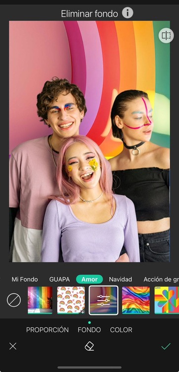 app to change photo backgrounds - YouCam Perfect 02