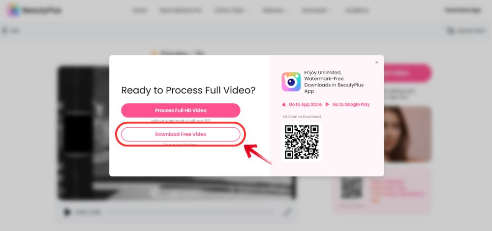 how to fix pixelated video - BeautyPlus Online - 05