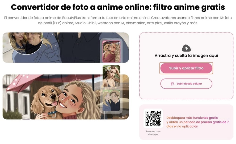 how to make a free cartoon photo from the browser-step 2