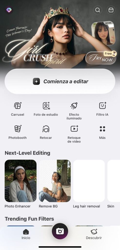 how to use BeautyPlus - 01