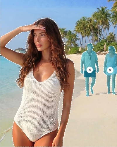 remove people - ai identification people before