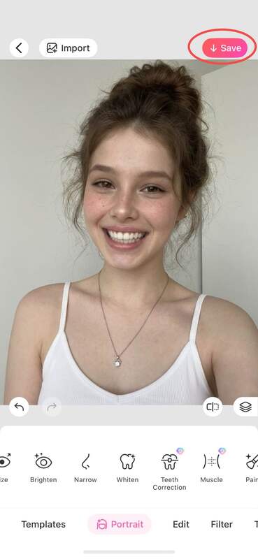 what would i look like with veneers-BeautyPlus app teeth correction and whitening-06