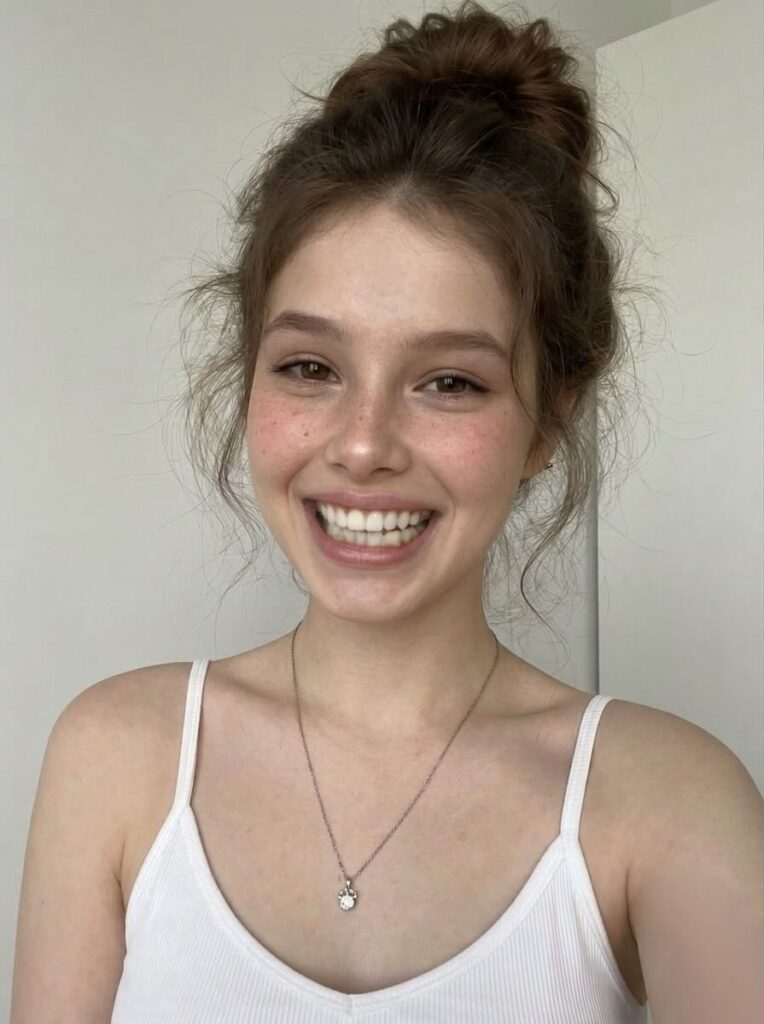 what would i look like with veneers-BeautyPlus app teeth correction and whitening-after