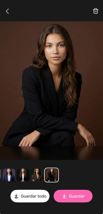 BeautyPlus App Screenshot ES - ai image photo studio cv photo result