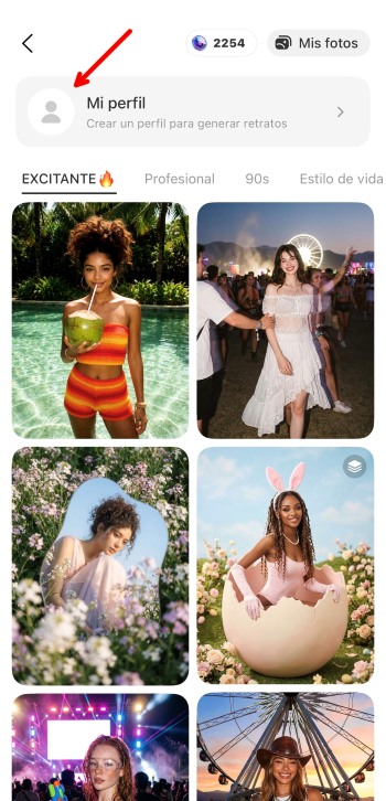 BeautyPlus App Screenshot ES - ai image photo studio upload photo