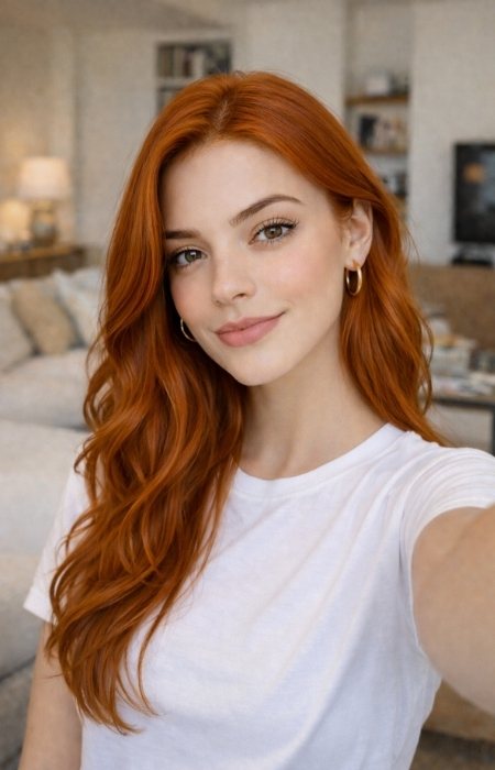 modelo ruiva cabelo ondulado