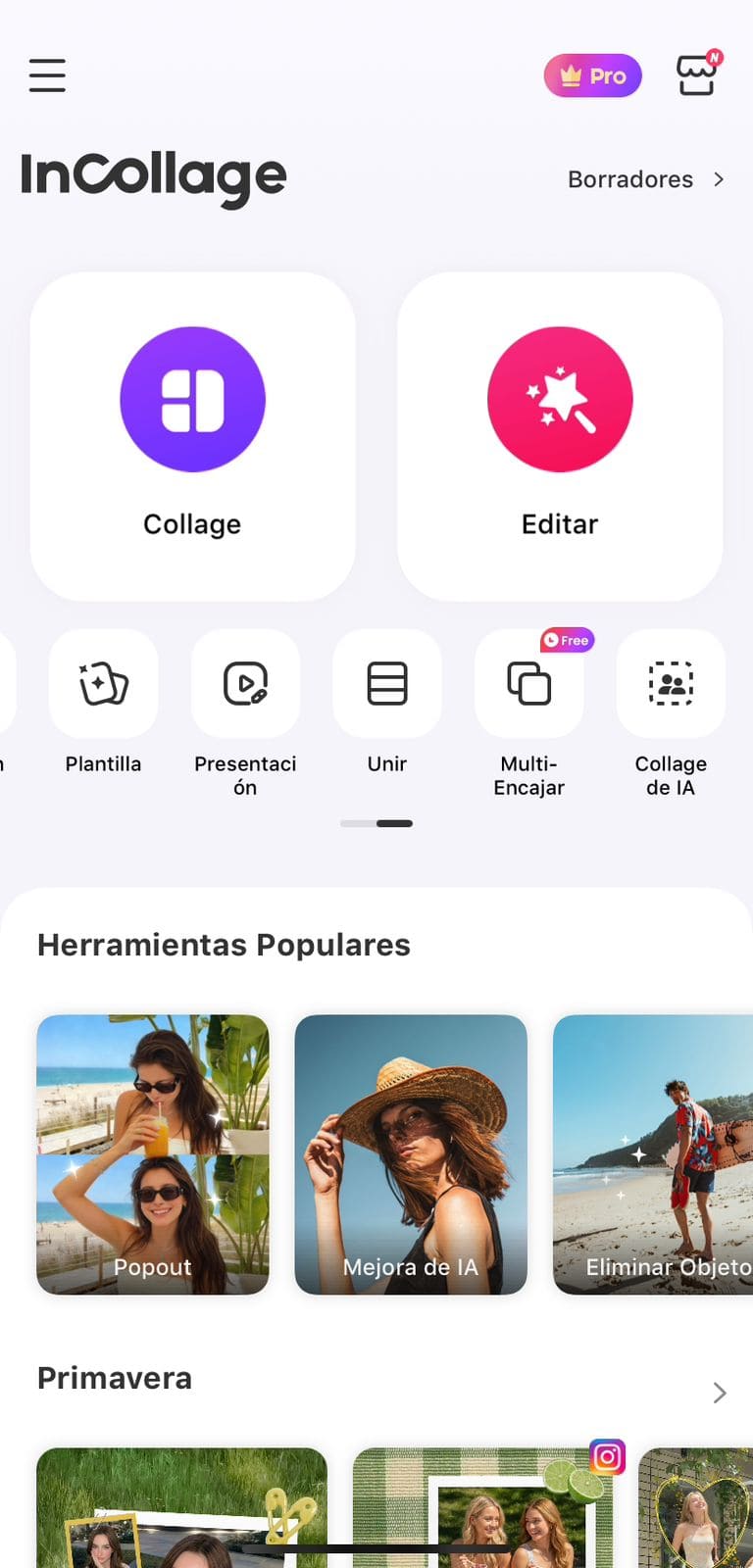 app para hacer collage de fotos gratis -InCollage