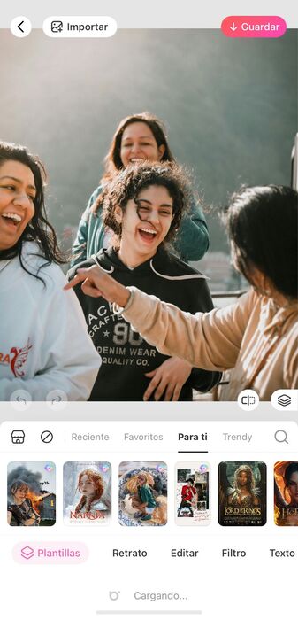 Cómo usar la aplicación BeautyPlus para blanquear los dientes — Paso 1