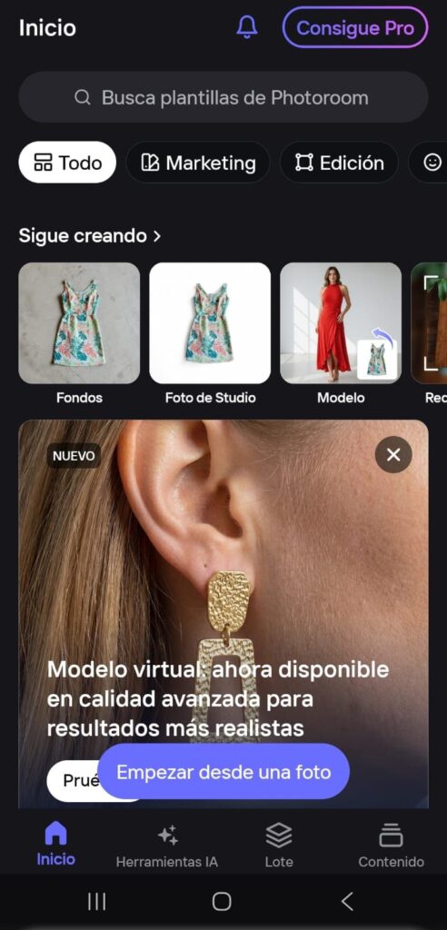 la mejor app para editar fotos gratis -Photoroom