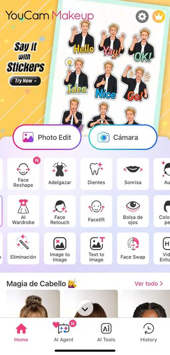 youcam makeup apps para blanquear dientes
