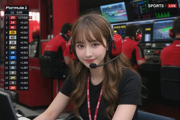 Efek Foto AI F1 Paddock