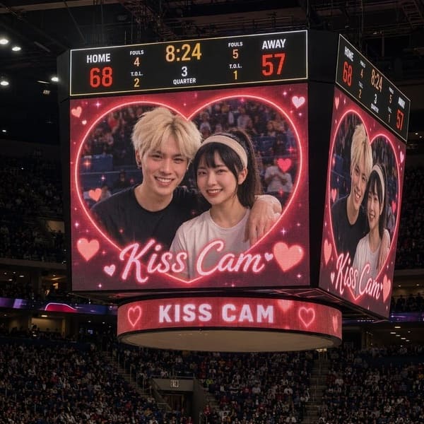 Efek Kiss Cam AI